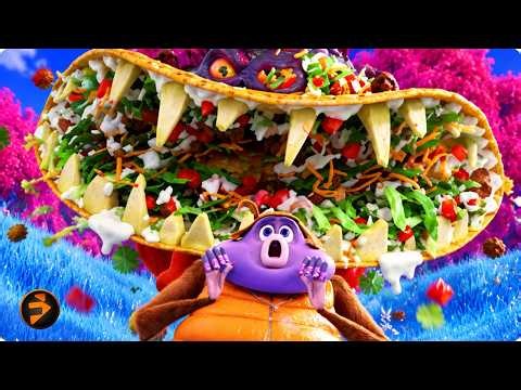 Giant Tacodile Attacks! | Cloudy with a Chance of Meatballs 2