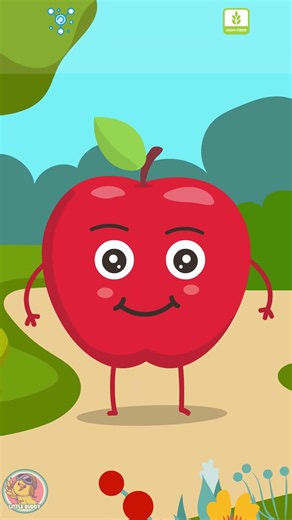 🍎 A for Apple | Learn Alphabet A with Apple | Healthy Fruits for Kids | Little Buddy Kids
