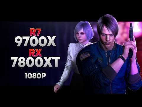 R7 9700X & RX 7800XT @ 1080P - Resident Evil 4