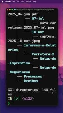 Copie a estrutura de pastas (sem arquivos) em 1 segundo no terminal