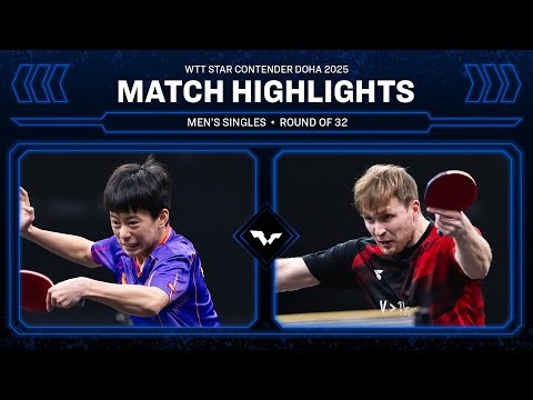 Kuo Guan-Hong vs Benedikt Duda | MS R32 | WTT Star Contender Doha 2026