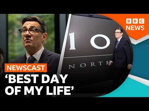 Why is today the 'best day' of UK Prime Minister Andy Burnham's life? | BBC Newscast
