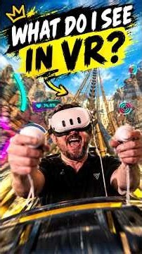 What Do I See in VR? Riding a Roller Coaster 🎢