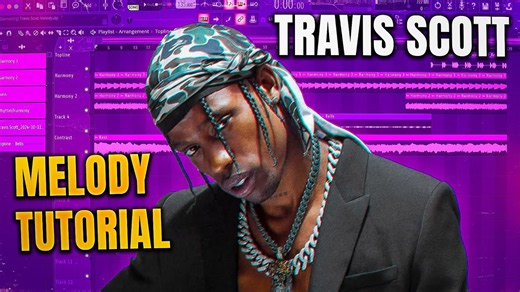 Travis Scott Melody Tutorial (Free Project Download)