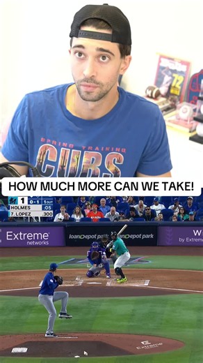 Chicago Cubs vs Miami Marlins MLB Reaction. #mlb #cubs #rage #chicagocubs #mlbtiktok