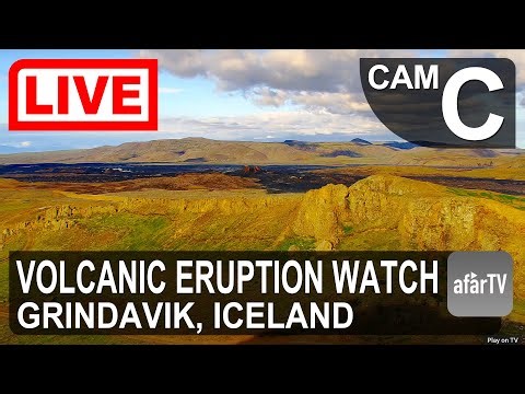 🔴 Live Now: Iceland Volcano Watch (Cam C)