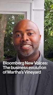Bloomberg New Voices: The business evolution of Martha’s Vineyard#shorts #business #blackbusiness
