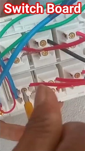 Electric Switch Connection 😄😱 #shorts #mcb #electrical #wire