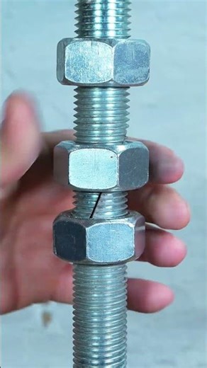 How to Join Threaded Rods with Nuts: Easy DIY Method #shorts #diy #lifehack