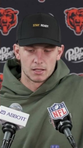 Chicago Bears: Tyson Bagent on “Take Me Home, Country Roads” playing at Soldier Field. (10/4/26)