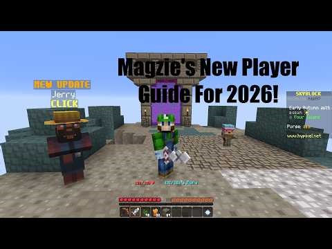 Magzie's New Player Guide 2026: Hypixel Skyblock! EP:3 Personal Compactor & Coin Making Overview!