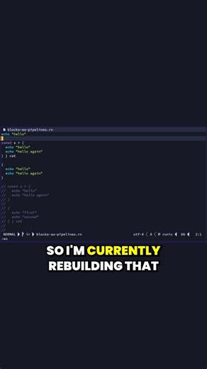 Building a shell-like scripting language