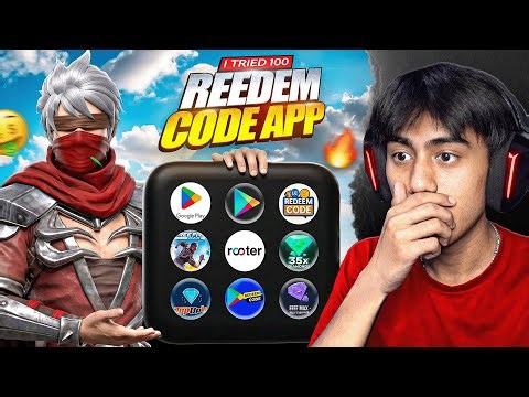 I TRIED 100 FREE REDEEM CODE APPS TO GET DIAMONDS IN FREEFIRE💎