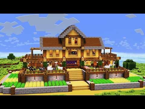 Minecraft Großes Haus bauen Tutorial 26.1 - Großes Haus bauen in Minecraft Survival Tutorial