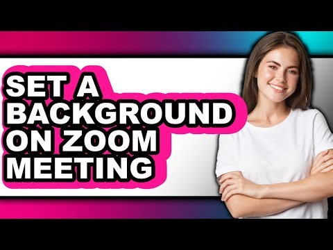 How to Set a Background on Zoom Meeting (only Way)
