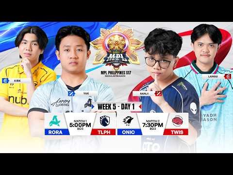 🔴 LIVE | MPL PH S17 | ENGLISH - Week 5 Day 1