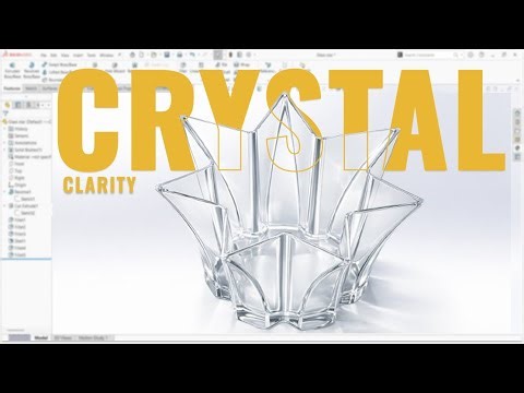 💠 Perfect Crystal Glass in SolidWorks