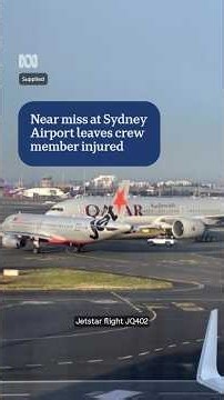 Near miss at Sydney airport | ABC NEWS