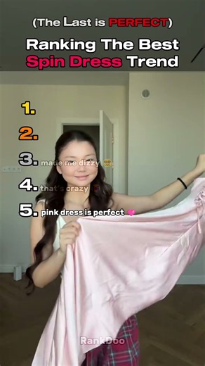 Ranking The Best SPIN DRESS REVEALS Trend 👗🔥