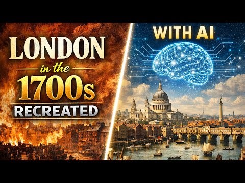 London's Past Revealed: See the 1700s with AI Technology