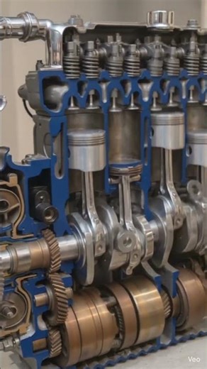 How a Car Engine Works | Inside an Internal Combustion Engine (Amazing Cutaway View) #engineering