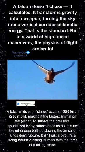 Why falcons doesn't explode at 240mph #viral #nature #wildlife #birds #facts #omg #falcon