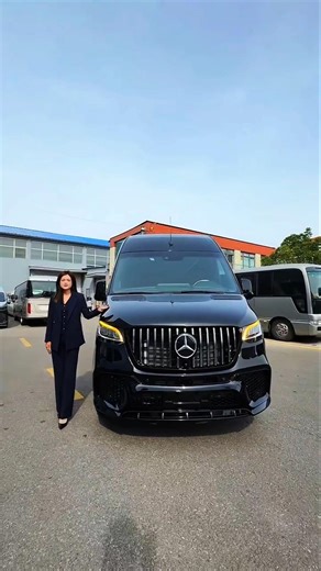 German-imported Mercedes-Benz Sprinter 7+2 seating layout.