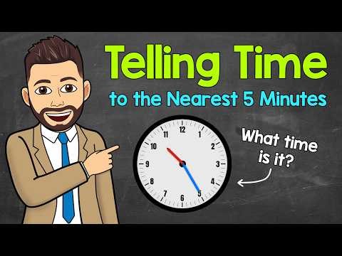 How to Tell Time to the Nearest 5 Minutes | Reading a Clock