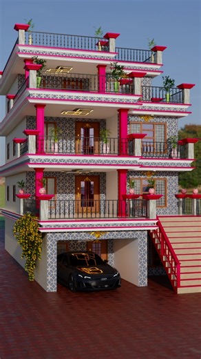 Village House 🏡 Design #elevation #frontelevation #house #housedesign #home #song #hindisong
