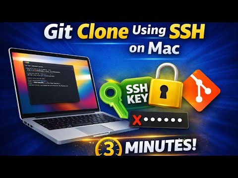 Git Clone Using SSH on Mac | Setup SSH Key Step by Step