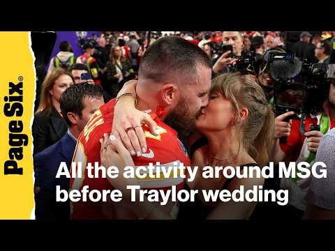 See all the activity around MSG before Taylor & Travis's wedding