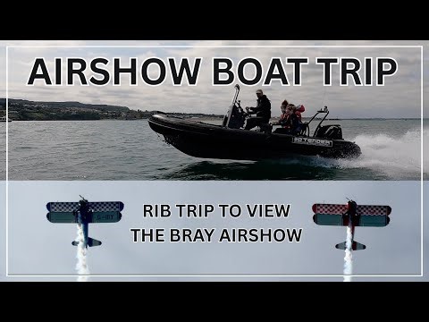 Boat trip to the best Airshow view in Ireland - a 5.5m RIB on a 40 mile round trip to Bray Airshow