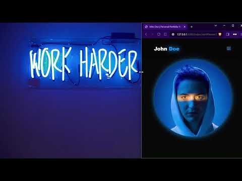 Complete Responsive Portfolio Website HTML CSS & JavaScript