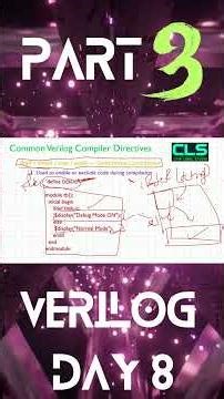 Verilog Day 8: Compiler Directives Explained | define, include, `ifdef Full Tutorial