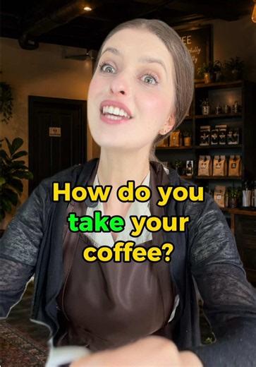 Ordering coffee in English ☕️ #runable #englishteacher #englishtips | english