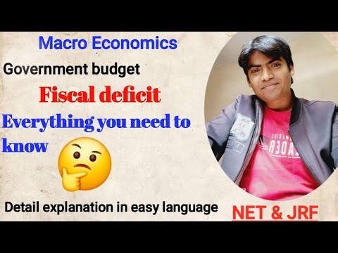 Fiscal deficit | Government budegt | Class 12 Macro economics 