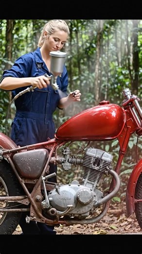 Old Rusty Bike Restoration 😱🔥 | From Scrap to Superbike! #shorts #viral #trending