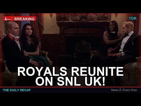 SNL UK Royal Reunion: William, Kate, Harry & Meghan Shock