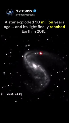 The Explosion That Took 50 Million Years to See #SpaceFacts #Supernova
