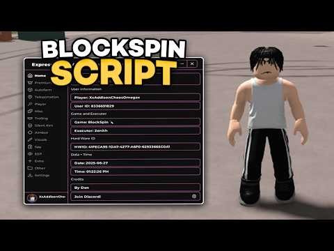 🚀 NEW BlockSpin Script 2026 | Keyless Pastebin, Auto Farm, Aimbot, Gun Spawner & ESP (Mobile/PC)