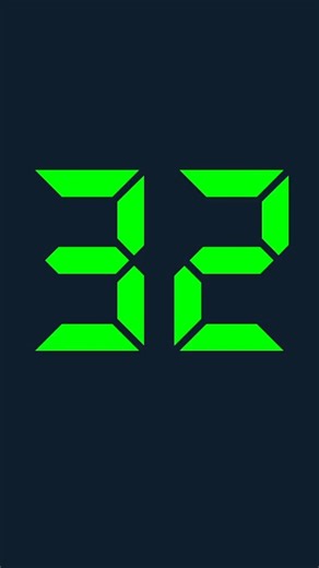 32 seconds digital timer