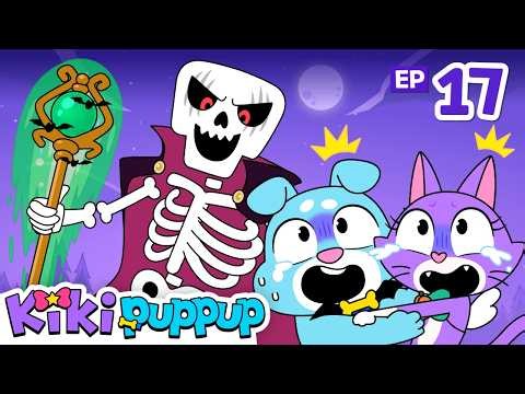 [NEW] 💀 Chumbala Cachumbala (Cat & Dog Ver.) | EP24 | Halloween for Kids | Kikipuppup Nursery Rhymes