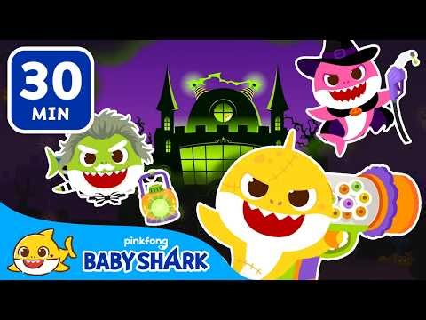 BOO! 🎃 Baby Shark's Spooky Halloween Songs | Song for Kids | Baby Shark Official