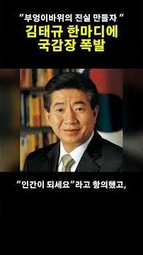 “부엉이바위의 진실 만들자”…김태규 한마디에 국감장 폭발