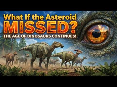 What If the Asteroid MISSED? 66 Million Years of Dinosaur Evolution