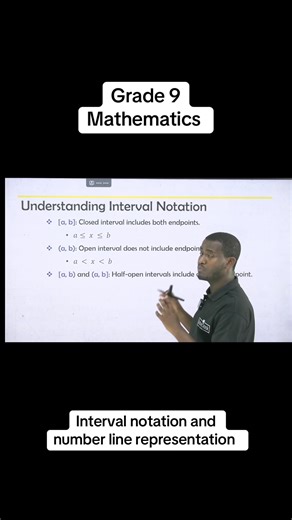 Interval notation and number line Representation #creatorsearchinsights #Math #stem #studytok #globedockacademy
