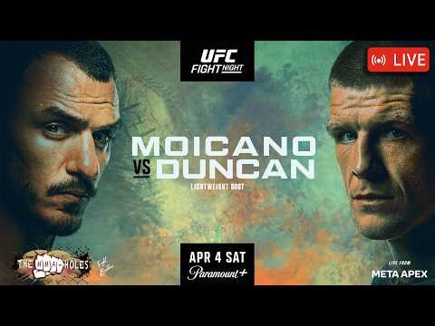 🔴UFC FIGHT NIGHT: RENATO MOICANO x CHRIS DUNCAN | LIVE STREAM