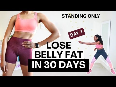 30 Day Belly Fat Challenge | Day 1: Standing Abs Burn