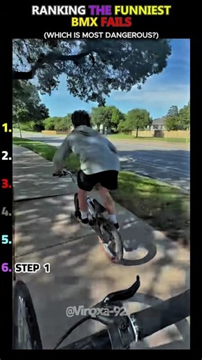 BMX Fails That Will Make You Laugh 😂🚴 | Wait for Step 6! 😱 #Shorts #BMX