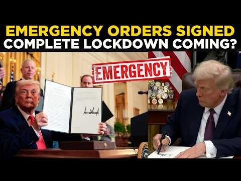 US NEWS LIVE: Trump DROPS EMERGENCY BOMBSHELL — Complete Lockdown COMING? America on EDGE